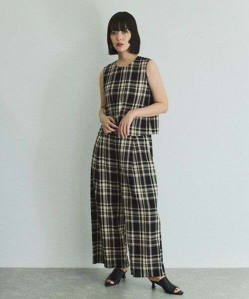 VICKY / ビッキー その他パンツ | カラミチェックパンツ≪手洗い可能≫ | 詳細1
