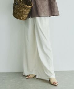 VICKY / ビッキー その他パンツ | 【汗染み防止】フロントギャザーイージーパンツ≪セットアップ対応/洗濯機で洗える≫