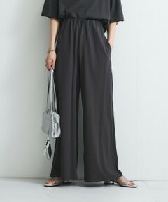 VICKY / ビッキー その他パンツ | 【汗染み防止】フロントギャザーイージーパンツ≪セットアップ対応/洗濯機で洗える≫