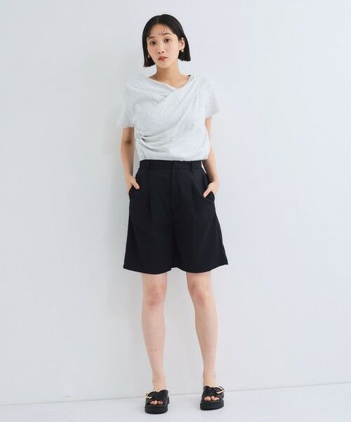 VICKY / ビッキー その他パンツ | ヘザーエステルハーフパンツ≪手洗い可能≫ | 詳細17