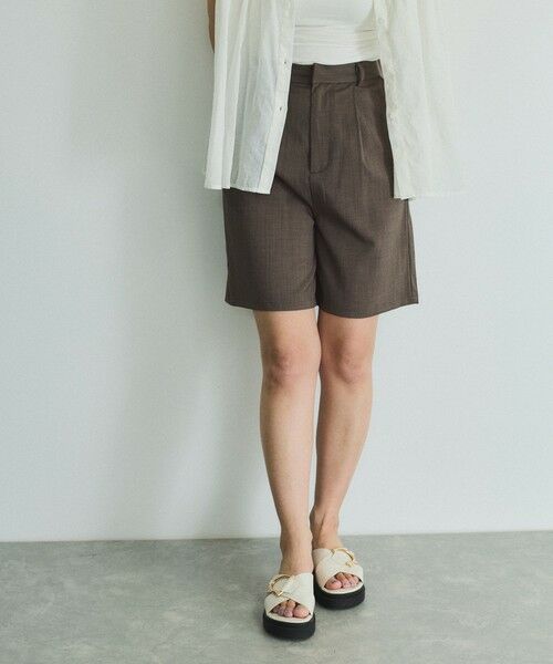 VICKY / ビッキー その他パンツ | ヘザーエステルハーフパンツ≪手洗い可能≫ | 詳細21