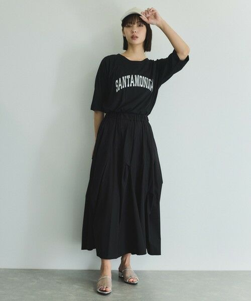 VICKY / ビッキー ミニ・ひざ丈スカート | ナイロンストレッチスカート≪手洗い可能≫ | 詳細6