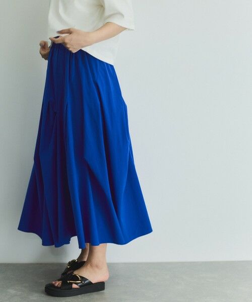 VICKY / ビッキー ミニ・ひざ丈スカート | ナイロンストレッチスカート≪手洗い可能≫ | 詳細14