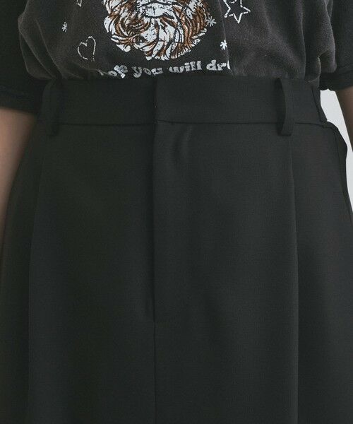 VICKY / ビッキー ミニ・ひざ丈スカート | リネンライクタックスカート≪セットアップ対応/手洗い可能≫ | 詳細6