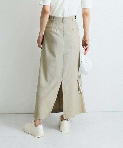 VICKY / ビッキー ミニ・ひざ丈スカート | リネンライクタックスカート≪セットアップ対応/手洗い可能≫ | 詳細14