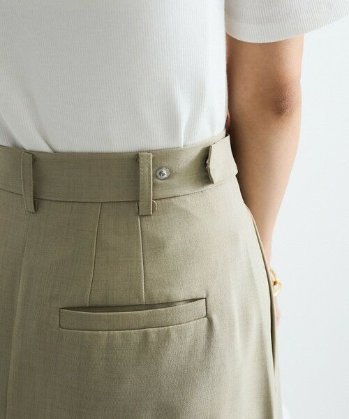 VICKY / ビッキー ミニ・ひざ丈スカート | リネンライクタックスカート≪セットアップ対応/手洗い可能≫ | 詳細15