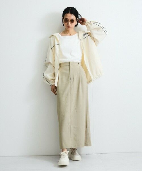 VICKY / ビッキー ミニ・ひざ丈スカート | リネンライクタックスカート≪セットアップ対応/手洗い可能≫ | 詳細18