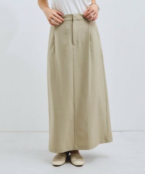 VICKY / ビッキー ミニ・ひざ丈スカート | リネンライクタックスカート≪セットアップ対応/手洗い可能≫ | 詳細19