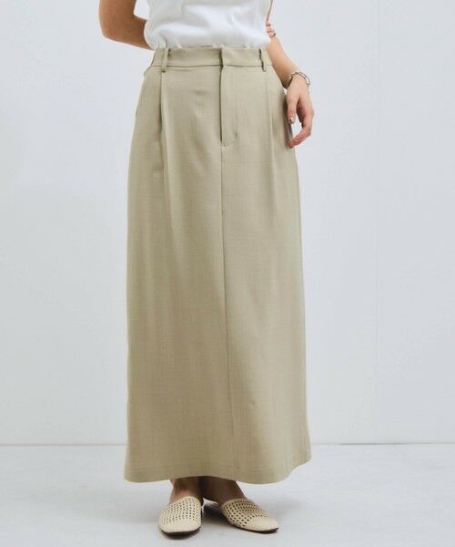 VICKY / ビッキー ミニ・ひざ丈スカート | リネンライクタックスカート≪セットアップ対応/手洗い可能≫ | 詳細20