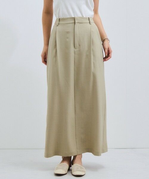 VICKY / ビッキー ミニ・ひざ丈スカート | リネンライクタックスカート≪セットアップ対応/手洗い可能≫ | 詳細24