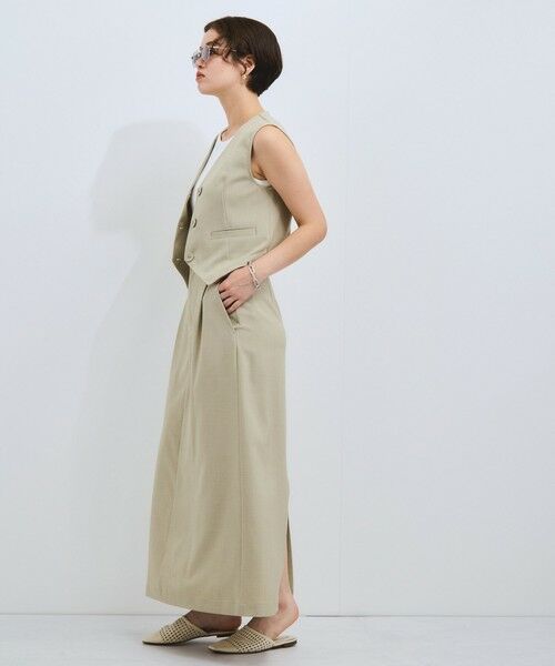 VICKY / ビッキー ミニ・ひざ丈スカート | リネンライクタックスカート≪セットアップ対応/手洗い可能≫ | 詳細25