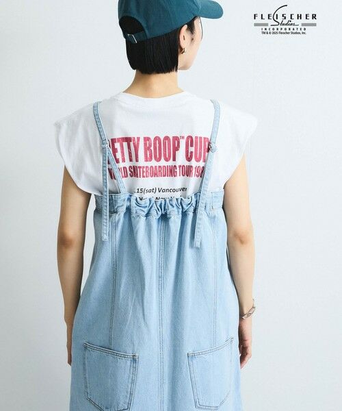 VICKY / ビッキー ロング・マキシ丈ワンピース | ライトオンスデニムサロペットスカート≪手洗い可能≫ | 詳細15