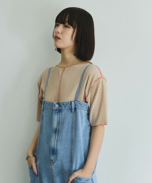 VICKY / ビッキー ロング・マキシ丈ワンピース | ライトオンスデニムサロペットスカート≪手洗い可能≫ | 詳細17