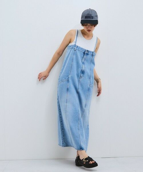 VICKY / ビッキー ロング・マキシ丈ワンピース | ライトオンスデニムサロペットスカート≪手洗い可能≫ | 詳細20