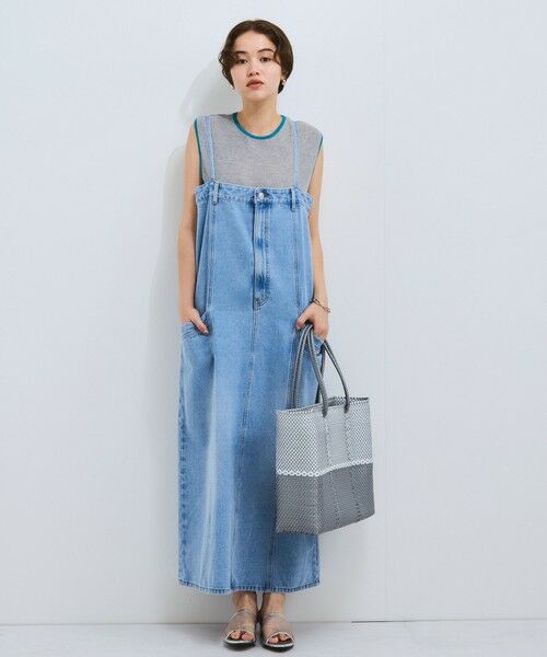 VICKY / ビッキー ロング・マキシ丈ワンピース | ライトオンスデニムサロペットスカート≪手洗い可能≫ | 詳細23