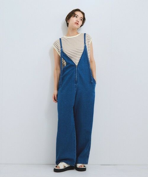 VICKY / ビッキー ニット・セーター | マルチボーダーニットベスト≪手洗い可能≫ | 詳細3