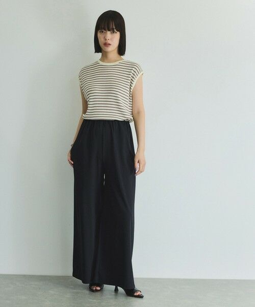 VICKY / ビッキー ニット・セーター | マルチボーダーニットベスト≪手洗い可能≫ | 詳細7