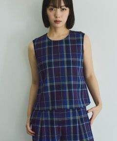 VICKY / ビッキー シャツ・ブラウス | カラミチェックプルブラウス≪手洗い可能≫