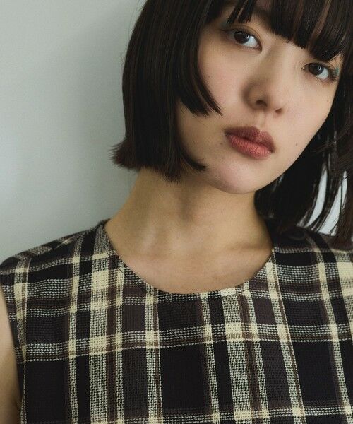 VICKY / ビッキー シャツ・ブラウス | カラミチェックプルブラウス≪手洗い可能≫ | 詳細1