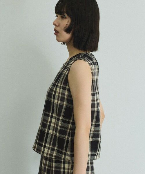 VICKY / ビッキー シャツ・ブラウス | カラミチェックプルブラウス≪手洗い可能≫ | 詳細3