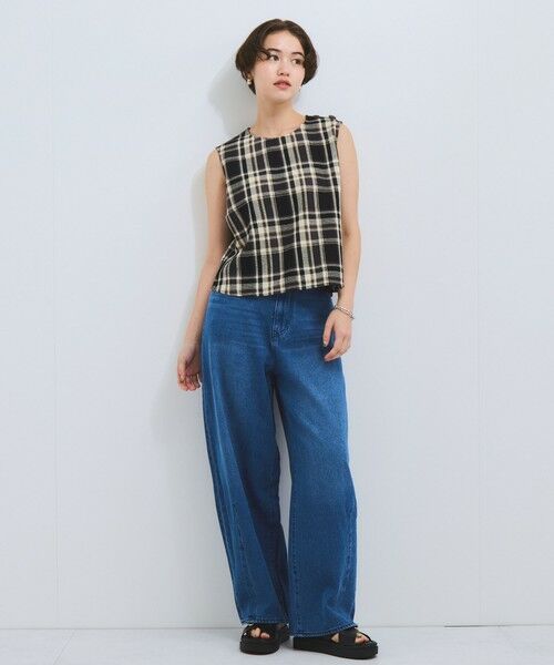 VICKY / ビッキー シャツ・ブラウス | カラミチェックプルブラウス≪手洗い可能≫ | 詳細9