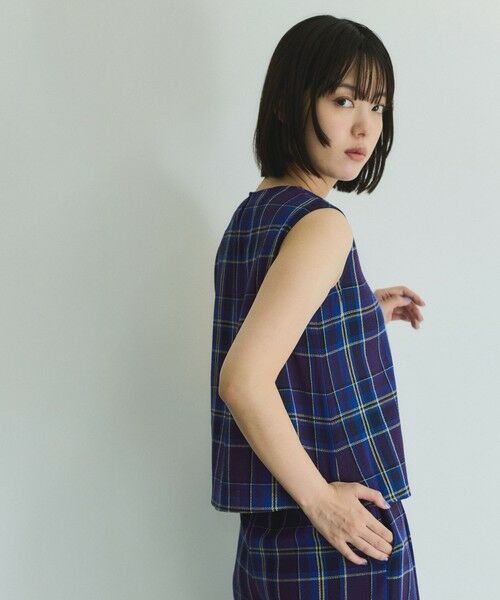 VICKY / ビッキー シャツ・ブラウス | カラミチェックプルブラウス≪手洗い可能≫ | 詳細19