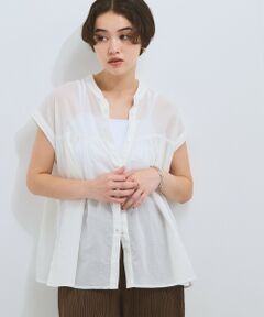 VICKY / ビッキー シャツ・ブラウス | ボイルフレンチスリーブブラウス≪手洗い可能≫