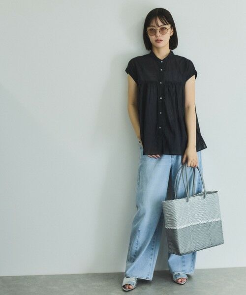 VICKY / ビッキー シャツ・ブラウス | ボイルフレンチスリーブブラウス≪手洗い可能≫ | 詳細14