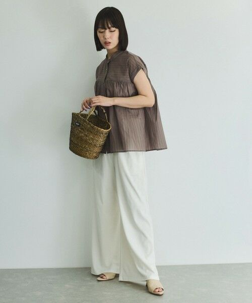 VICKY / ビッキー シャツ・ブラウス | ボイルフレンチスリーブブラウス≪手洗い可能≫ | 詳細20