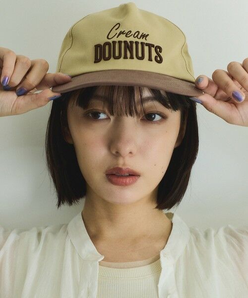 VICKY/ビッキー 【CONTROL FREAK】刺繍ベースボールキャップ ベージュ FREE VICKY/ビッキー 【CONTROL FREAK】刺繍ベースボールキャップ ベージュ FREE