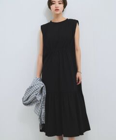 VICKY / ビッキー ロング・マキシ丈ワンピース | ドライタッチカットギャザーワンピース≪手洗い可能≫