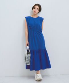 Maison Margiela ワンピース 紺x茶 2007424G0033 Maison Margiela ネイビーワンピース 新品