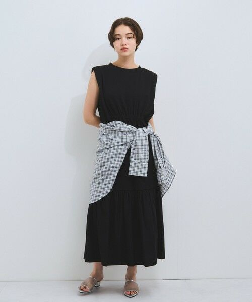 VICKY / ビッキー ロング・マキシ丈ワンピース | ドライタッチカットギャザーワンピース≪手洗い可能≫ | 詳細2