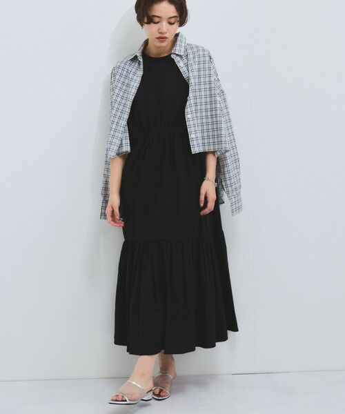 VICKY / ビッキー ロング・マキシ丈ワンピース | ドライタッチカットギャザーワンピース≪手洗い可能≫ | 詳細4