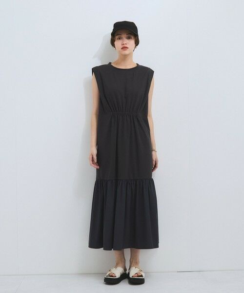 VICKY / ビッキー ロング・マキシ丈ワンピース | ドライタッチカットギャザーワンピース≪手洗い可能≫ | 詳細9