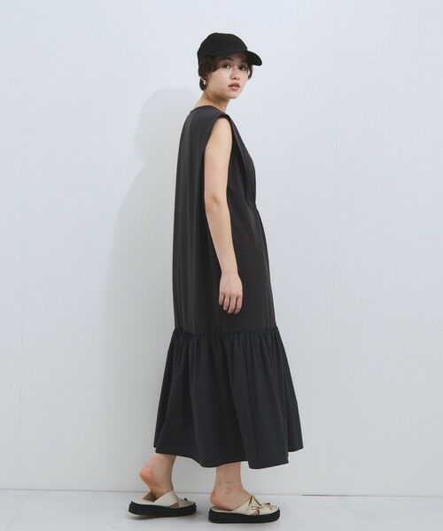 VICKY / ビッキー ロング・マキシ丈ワンピース | ドライタッチカットギャザーワンピース≪手洗い可能≫ | 詳細11