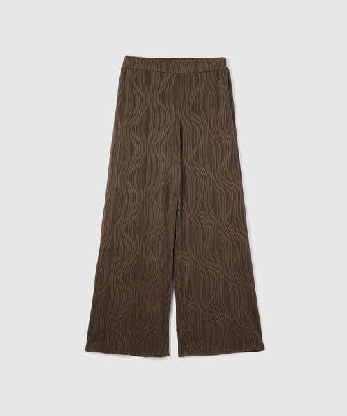 VICKY / ビッキー その他パンツ | ウェーブパイピングワイドパンツ≪手洗い可能≫ | 詳細21