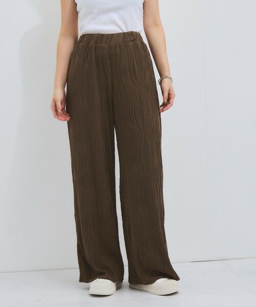 VICKY / ビッキー その他パンツ | ウェーブパイピングワイドパンツ≪手洗い可能≫ | 詳細15