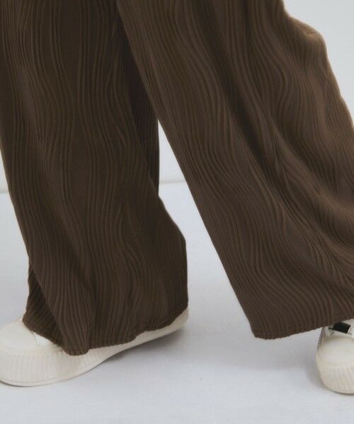VICKY / ビッキー その他パンツ | ウェーブパイピングワイドパンツ≪手洗い可能≫ | 詳細18
