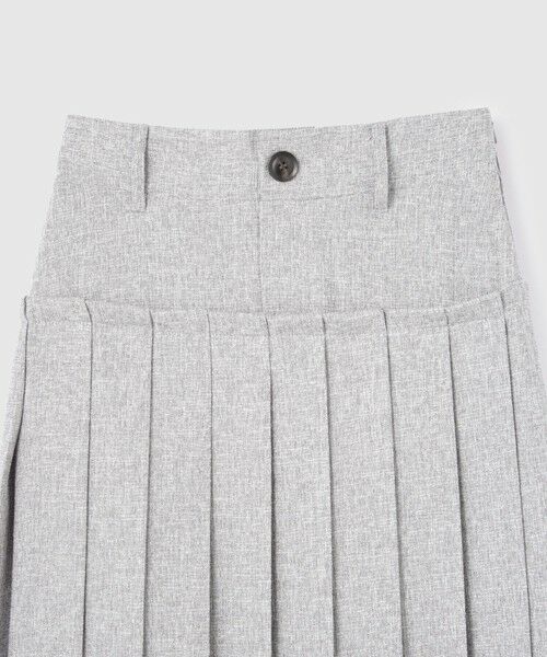 VICKY / ビッキー ミニ・ひざ丈スカート | サマーツィードプリーツスカート≪手洗い可能≫ | 詳細19