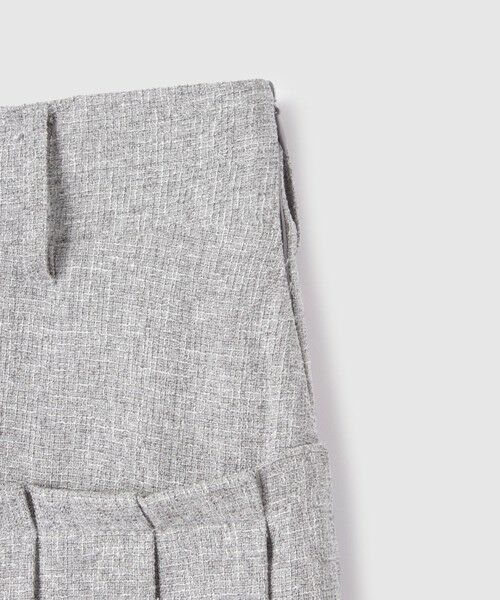 VICKY / ビッキー ミニ・ひざ丈スカート | サマーツィードプリーツスカート≪手洗い可能≫ | 詳細21