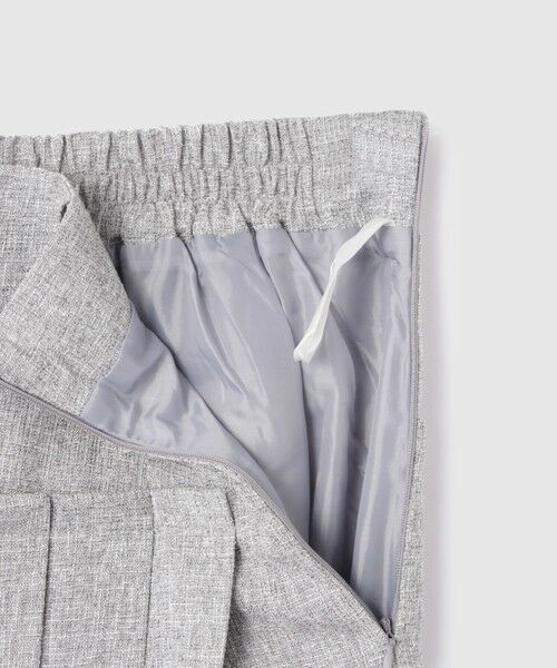 VICKY / ビッキー ミニ・ひざ丈スカート | サマーツィードプリーツスカート≪手洗い可能≫ | 詳細22