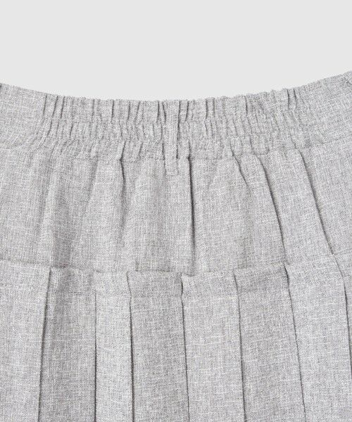 VICKY / ビッキー ミニ・ひざ丈スカート | サマーツィードプリーツスカート≪手洗い可能≫ | 詳細23