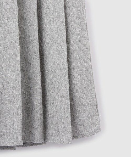 VICKY / ビッキー ミニ・ひざ丈スカート | サマーツィードプリーツスカート≪手洗い可能≫ | 詳細24