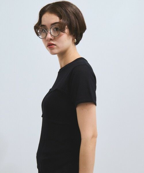 VICKY / ビッキー ニット・セーター | ビスチェ風切り替えニットトップス≪手洗い可能≫ | 詳細10