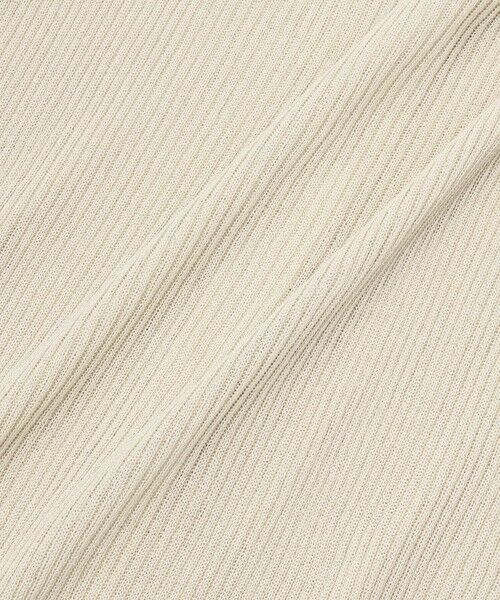 VICKY / ビッキー ニット・セーター | 麻調配色ポロニットカーディガン≪手洗い可能≫ | 詳細12