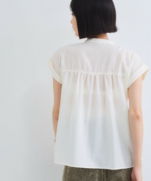 VICKY / ビッキー シャツ・ブラウス | ハシゴレースフレンチスリーブブラウス≪手洗い可能≫ | 詳細3