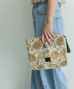 VICKY / ビッキー その他小物 | ハンドブロックプリントポーチ