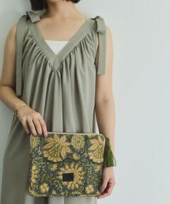 VICKY / ビッキー その他小物 | ハンドブロックプリントポーチ