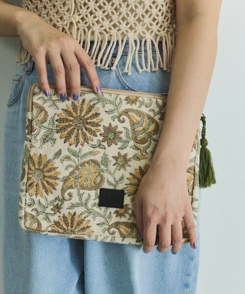 VICKY / ビッキー その他小物 | ハンドブロックプリントポーチ | 詳細9